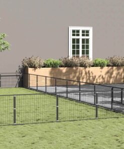 Chenil Noir 90 m² Acier