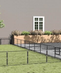 Chenil Noir 100 m² Acier