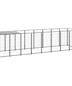 Alternative view of Chenil Noir 4,84 m² Acier