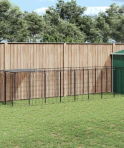 Chenil Noir 4,84 m² Acier