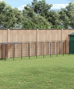 Chenil Noir 6,05 m² Acier