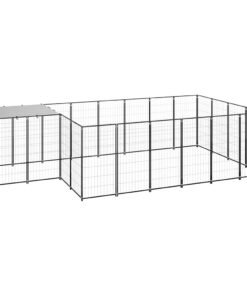 Alternative view of Chenil Noir 8,47 m² Acier