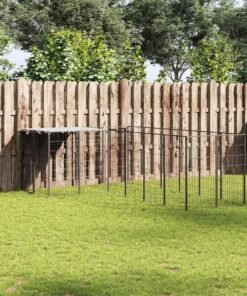 Chenil Noir 8,47 m² Acier