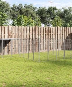 Chenil Argenté 8,47 m² Acier