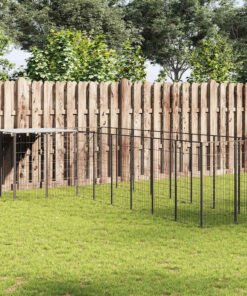 Chenil Noir 6,05 m² Acier