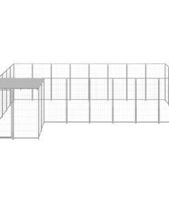 Alternative view of Chenil Argenté 10,89 m² Acier