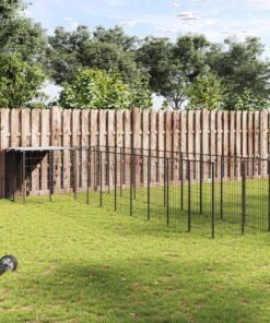 Chenil Noir 7,26 m² Acier