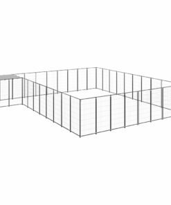 Alternative view of Chenil Noir 25,41 m² Acier