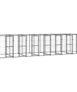 Chenil extérieur Acier 16,94 m²
