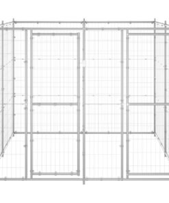 Alternative view of Chenil extérieur Acier galvanisé 4,84 m²