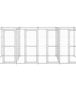 Alternative view of Chenil extérieur Acier galvanisé 9,68 m²