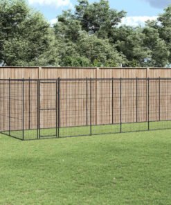 Chenil extérieur Acier 16,94 m²