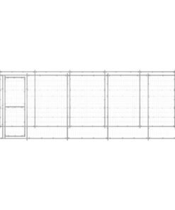 Alternative view of Chenil extérieur Acier galvanisé 12,1 m²