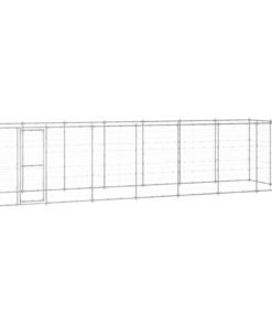 Chenil extérieur Acier galvanisé 16,94 m²
