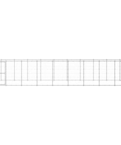 Alternative view of Chenil extérieur Acier galvanisé 43,56 m²