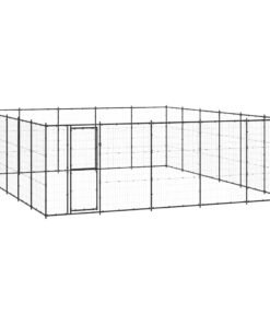Alternative view of Chenil d'extérieur pour chiens Acier 36,3 m²