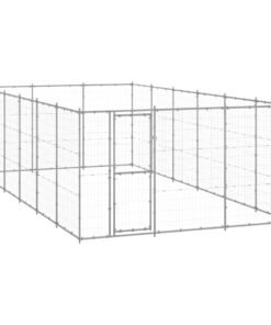 Chenil extérieur Acier galvanisé 21,78 m²
