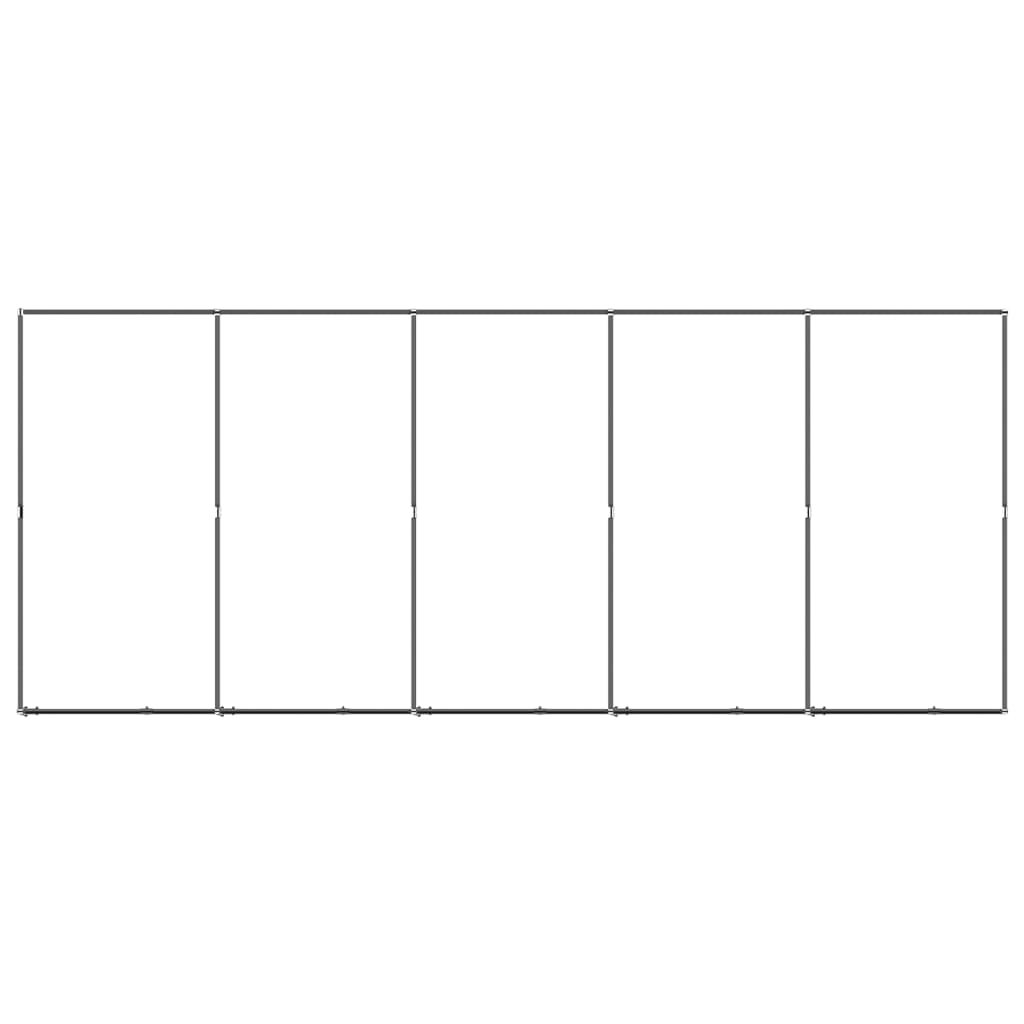 Chenil d'extérieur pour chiens Acier 9,22 m² – Image 5