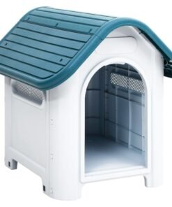 Niche pour chien Bleu 59x75x66 cm Polypropylène