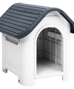 Niche pour chien Gris 59x75x66 cm Polypropylène