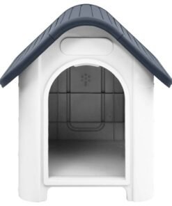 Alternative view of Niche pour chien Gris 59x75x66 cm Polypropylène