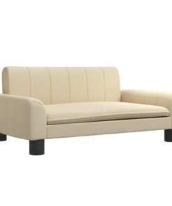 Alternative view of Lit pour chien crème 70x45x30 cm tissu