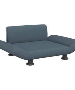 Alternative view of Lit pour chien gris foncé 70x45x28 cm tissu