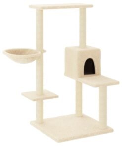 Alternative view of Arbre à chat avec griffoirs en sisal Crème 95 cm