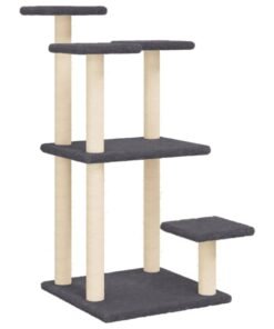Alternative view of Arbres à chat avec plates-formes gris foncé 98,5 cm