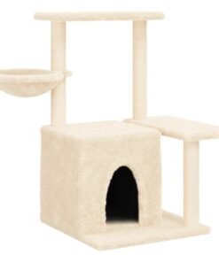 Alternative view of Arbre à chat avec griffoirs en sisal Crème 83 cm