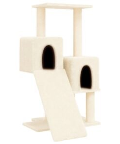 Alternative view of Arbre à chat avec griffoirs en sisal Crème 82 cm