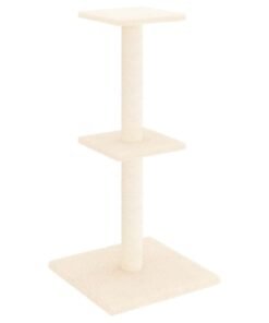 Alternative view of Arbre à chat avec griffoirs en sisal crème 73 cm