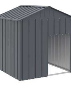 Alternative view of Niche pour chien avec toit anthracite acier galvanisé