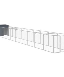 Alternative view of Niche pour chien avec cour anthracite 110x1017x110 cm