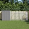 Niche pour chien avec cour gris clair 165x455x181 cm