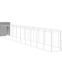 Alternative view of Niche pour chien avec cour gris clair 165x1271x181 cm
