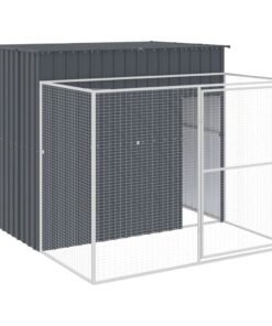 Alternative view of Niche pour chien avec cour anthracite 214x253x181 cm