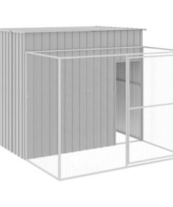 Alternative view of Niche pour chien avec cour gris clair 214x253x181 cm