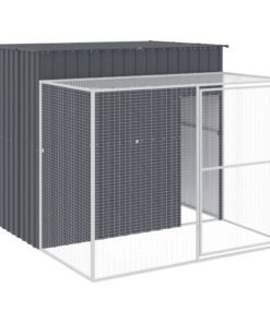 Alternative view of Niche pour chien avec cour anthracite 214x253x181 cm