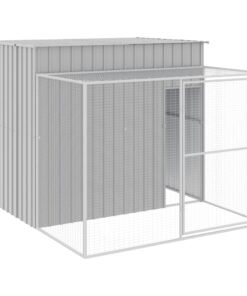 Alternative view of Niche pour chien avec cour gris clair 214x253x181 cm