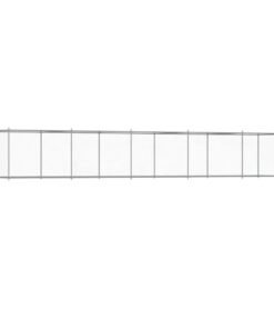 Alternative view of Cage pour chien avec porte gris 10x2x1,5 m acier galvanisé